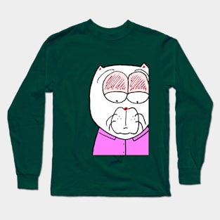 Shy Kitten! Long Sleeve T-Shirt